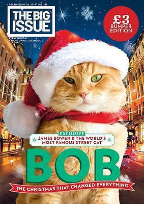 Big Issue Magazine Christmas 2014 Street Cat Named Bob The Streetcat James Bowen