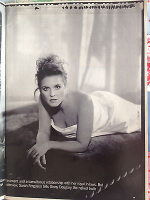 SARAH FERGUSON RARE PHOTO COVER SUNDAY TIMES MAGAZINE 1999 JADE JAGGER