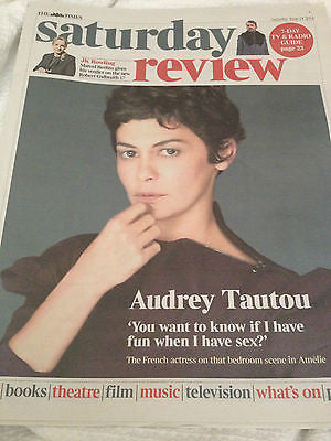 Amelie AUDREY TAUTOU PHOTO COVER INTERVIEW JUNE 2014 JK ROWLING RIK MAYALL