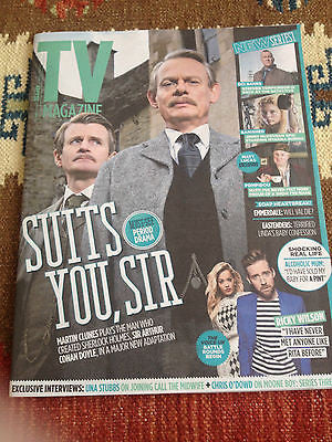 TV MAGAZINE FEB 28 2015 MARTIN CLUNES CHARLES EDWARDS UNA STUBBS RUSSELL TOVEY