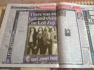 JIMMY PAGE interview PHYSICAL GRAFFITI UK 1 DAY ISSUE 2015 LED ZEPPELIN