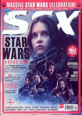 SFX MAGAZINE JANUARY 2017 STAR WARS ROGUE ONE FELICITY JONES CELEBRATION COVER