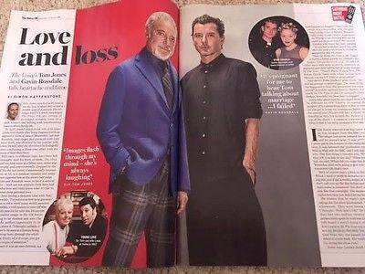 UK RADIO TIMES Magazine 7 Jan 2017 GARY BARLOW Tom Jones SHAUN EVANS David Bowie