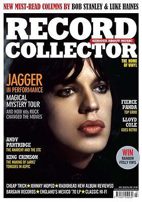 MICK JAGGER - THE ROLLING STONES UK RECORD COLLLECTOR magazine July 2016