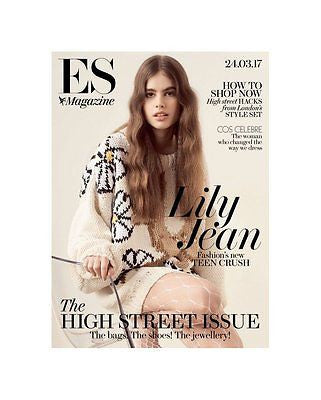 (UK) ES MAGAZINE MARCH 2017 LILY JEAN HARVEY PHOTO COVER INTERVIEW