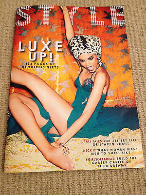 STYLE magazine November 17, 2013,Lila Kebede L'Wren Scott Mick Jagger