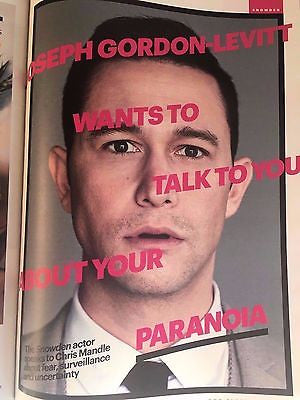 UK Shortlist Magazine 12/2016 Joseph Gordon Levitt Photo Interview Elijah Wood