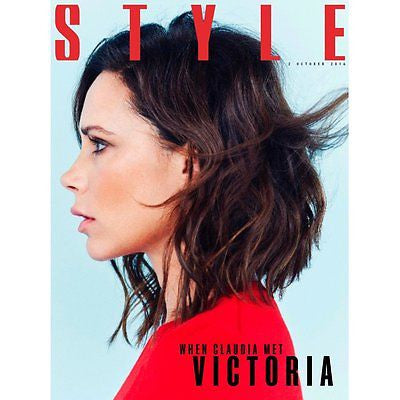 VICTORIA BECKHAM Photo Cover Interview UK Style Magazine October 2016 NEW