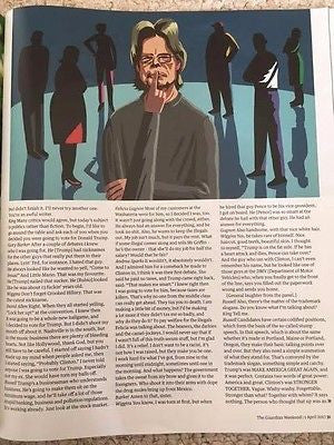 Stephen King Donald Trump Sheena Easton UK Guardian Magazine 1 April 2017