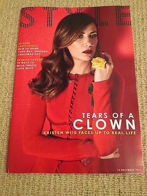 *** KRISTEN WIIG interview LITTLE BOOTS UK 1 DAY ISSUE 2013 BRAND NEW ***