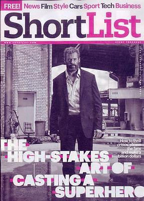 Shortlist Magazine February 2017 - Logan - Hugh Jackman UK Photo Cover