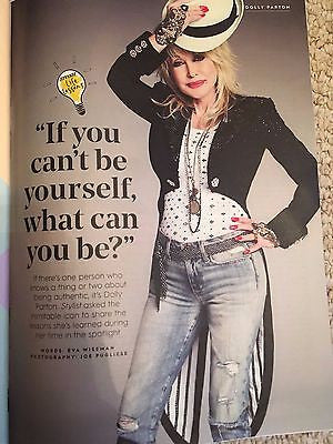 Dolly Parton Photo interview UK STYLIST MAGAZINE AUGUST 2016