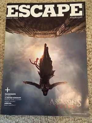 ESCAPE MAGAZINE NOVEMBER 2016 ASSASSIN'S CREED MICHAEL FASSBENDER CHRIS PRATT