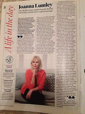 IRVINE WELSH photo interview SUNDAY TIMES Magazine April 2016 JOANNA LUMLEY