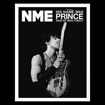 PRINCE Photo Cover Special UK NME MAGAZINE APRIL 2016 NEW