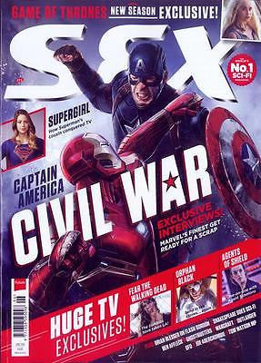 SFX MAGAZINE JUNE 2016 CAPTAIN AMERICA CIVIL WAR PHOTO COVER CHRIS EVANS