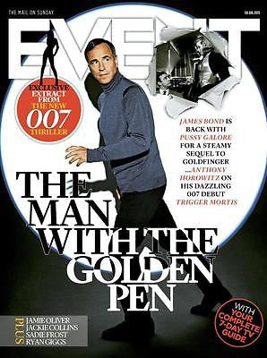 (UK) EVENT MAGAZINE AUGUST 2015 JAMES BOND COVER ON THE SEQUEL TO GOLDFINGER