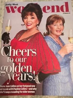Weekend Magazine Feb 25 2017 Joan Collins Christopher Eccleston Stefanie Martini