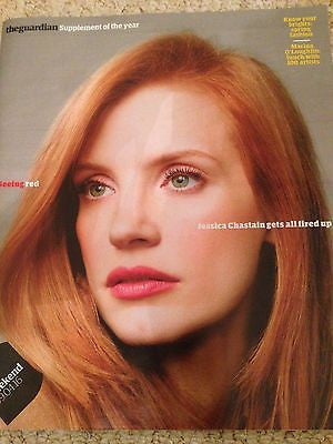 GUARDIAN WEEKEND MAGAZINE APRIL 2016 JESSICA CHASTAIN PHOTO COVER INTERVIEW