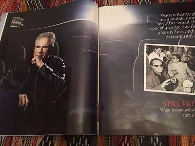 UK Times Magazine April 2017 Warren Beatty Photo Interview