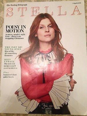 CLEMENCE POESY PHOTO INTERVIEW STELLA MAGAZINE APRIL 2016 NEW CRYSTAL RENN