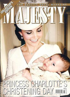 (UK) MAJESTY Magazine ROYAL BABY PRINCESS CHARLOTTE CHRISTENING KATE MIDDLETON