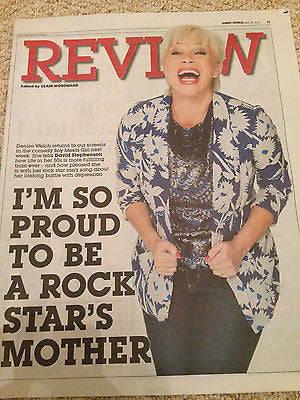 Sunday Express Review June 2016 - DENISE WELCH PHOTO COVER INTERVIEW