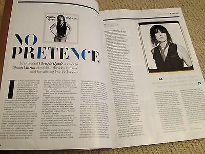 CHRISSIE HYNDE PHOTO INTERVIEW ABSOLUTELY LONDON PROPERTY MAGAZINE