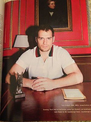Batman Vs Superman HENRY CAVILL PHOTO COVER INTERVIEW STYLE MAGZINE MARCH 2016