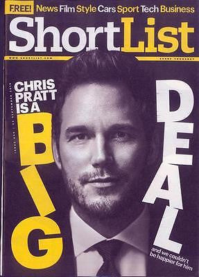 CHRIS PRATT Photo Cover SHORTLIST Magazine 09/2016 NEW