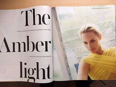 Telegraph Magazine March 2017 Amber Valletta Photo Cover & 8 Pages