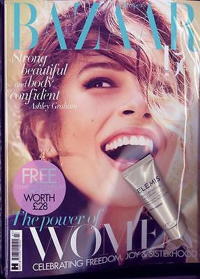 ASHLEY GRAHAM PHOTO COVER UK HARPER'S BAZAAR MAGAZINE JULY 2017 NEW