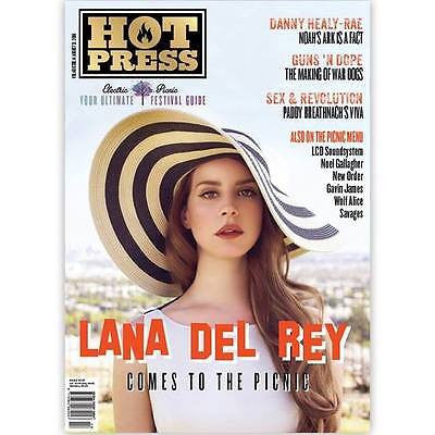 Honeymoon LANA DEL REY Photo Cover interview UK HOT PRESS MAGAZINE AUGUST 2016