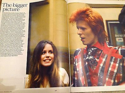 David Bowie MICHAEL CAINE Photo Cover Uk Telegraph Magazine January 2016 NEW