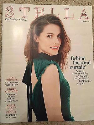 UK Stella Magazine May 2017 Charlotte Riley Cover on Kate Middleton & Tom Hardy
