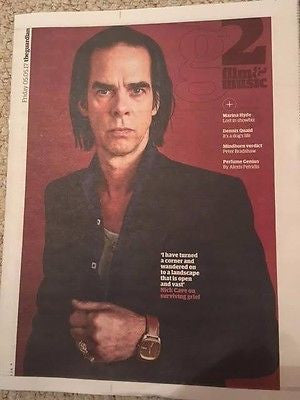 NICK CAVE UK PHOTO COVER INTERVIEW MAY 2017 Dennis Quaid Perfume Genius Mindhorn
