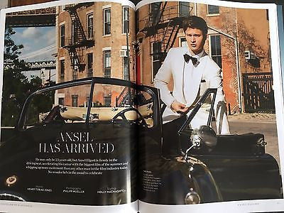 Gentlemen's Journal Magazine July 2017 - Ansel Elgort Baby Driver Cover