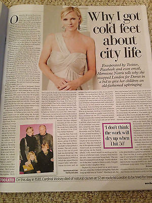 WEEKEND MAGAZINE 2014 KATHLEEN TURNER AUDREY HEPBURN TYNE DALY RICHARD HAMMOND