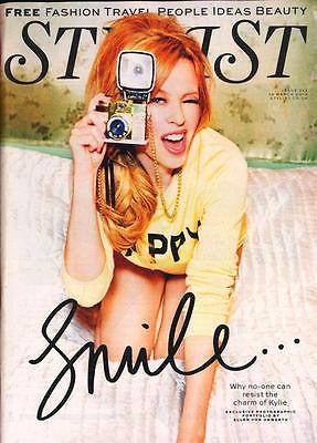 KYLIE MINOGUE BRAND NEW STYLIST UK COVER MAGAZINE - MARCH 2014 - NEW CONDITION