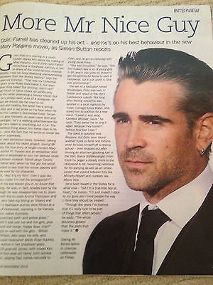 UK Brandon Flowers (The Killers) S Magazine - COLIN FARRELL GREG DAVIES Nov 2013
