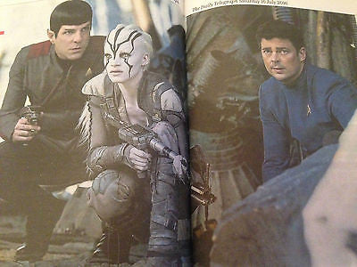 TELEGRAPH REVIEW JULY 2016 JULIA STILES SIMON PEGG JUSTIN LIN STAR TREK BEYOND
