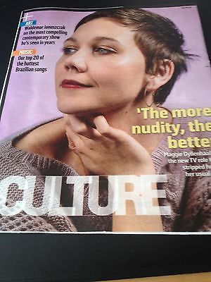 The Honourable Man MAGGIE GYLLENHAAL UK Photo Cover Interview 2014 DOLLY PARTON