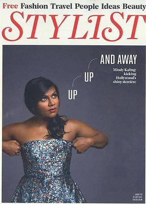 (UK) STYLIST MAGAZINE JULY 2015 MINDY KALING PHOTO INTERVIEW