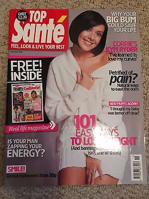 TOP SANTE MAGAZINE NOVEMBER 2006 KYM MARSH PHOTO COVER INTERVIEW