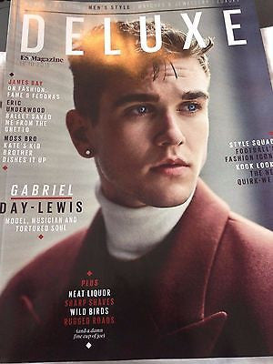 (UK) DELUXE MAGAZINE OCT 2015 - GABRIEL DAY LEWIS DANIEL PHOTO COVER INTERVIEW