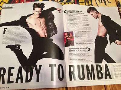 Fabulous Magazine December 2015 Danielle Lloyd Gleb Savchenko Aljaz Skorjanec