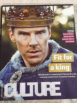 BENEDICT CUMBERBATCH - HOLLOW CROWN Culture UK magazine May 2016