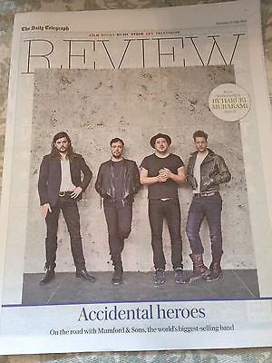 TELEGRAPH REVIEW JULY 25 2015 MUMFORD & SONS PHOTO INTERVIEW MICHELLE FAIRLEY