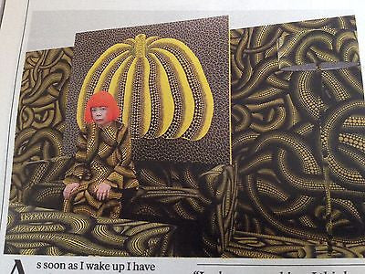 Monty Python JOHN CLEESE Photo Cover interview 2014 YAYOI KUSAMA HAYLEY TURNER