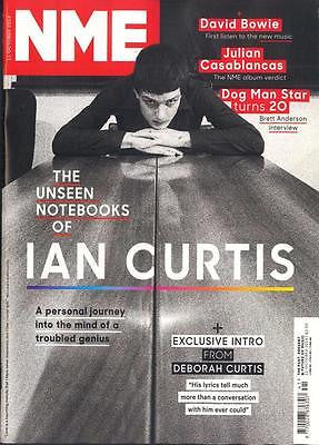 NME MAGAZINE 11.10.2014 IAN CURTIS JOY DIVISION UNSEEN NOTEBOOKS DAVID BOWIE
